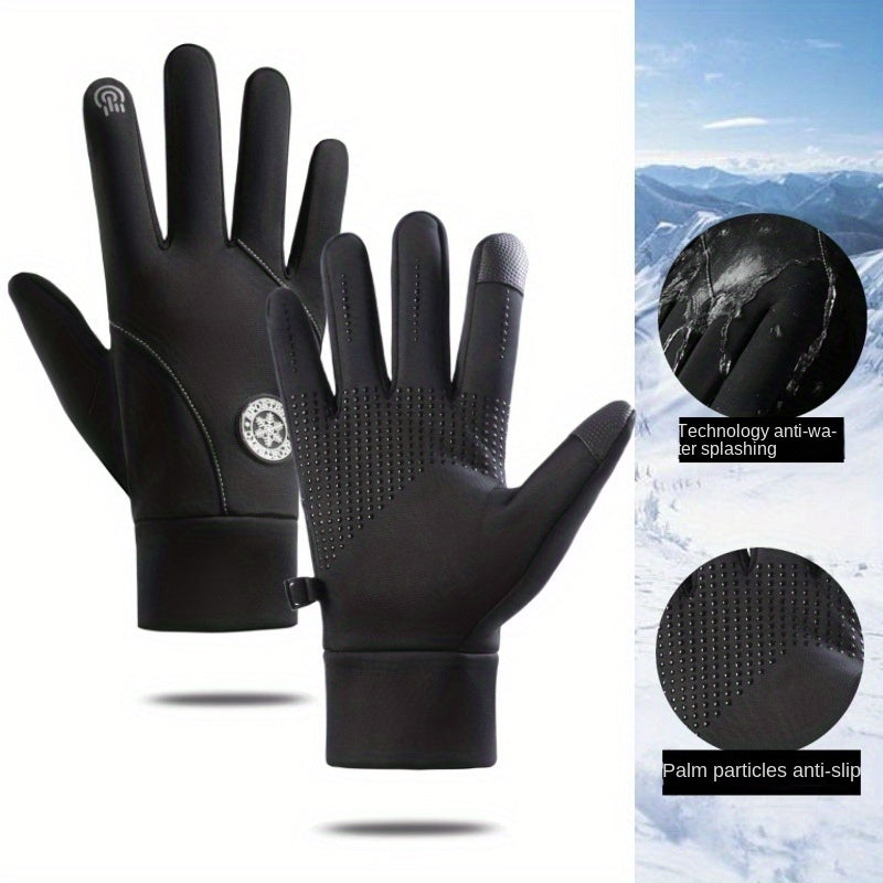Winter Windproof Touch Screen Cycling Gloves For Men And Women