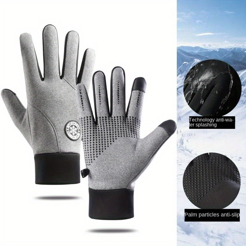 Winter Windproof Touch Screen Cycling Gloves For Men And Women