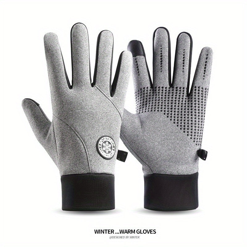 Winter Windproof Touch Screen Cycling Gloves For Men And Women
