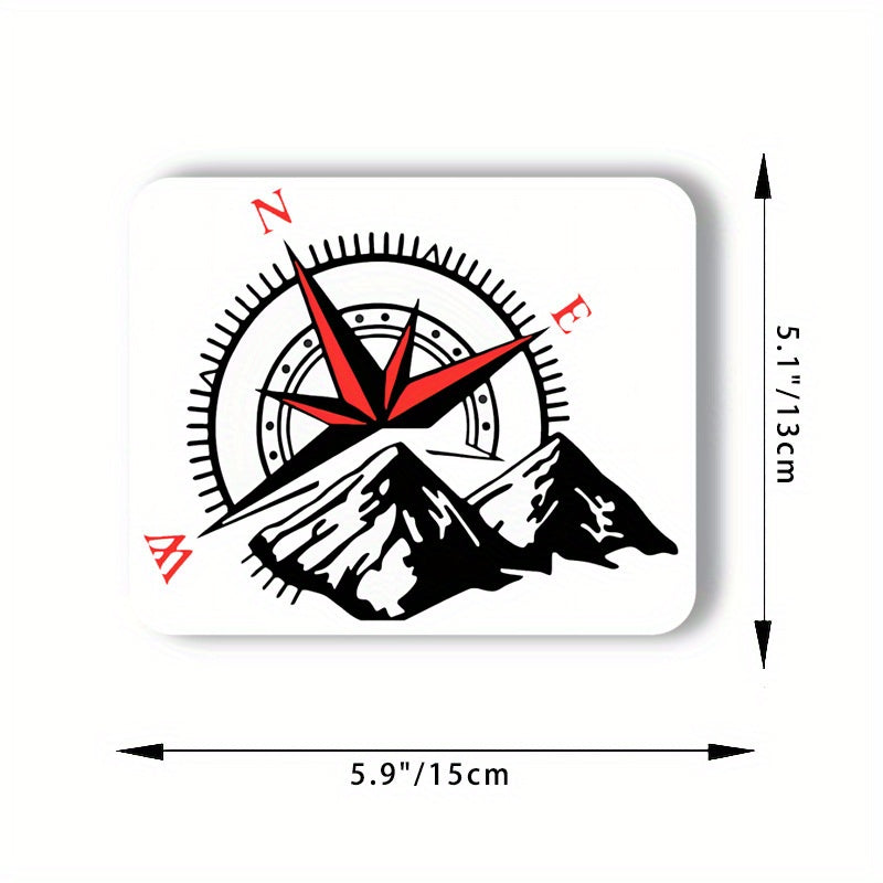 Waterproof Sunproof Compass Sticker for Car Skateboard Computer