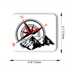 Waterproof Sunproof Compass Sticker for Car Skateboard Computer
