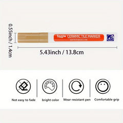 Waterproof Tile Marker Pen for Tile Floor Wall Bathrooms Repair