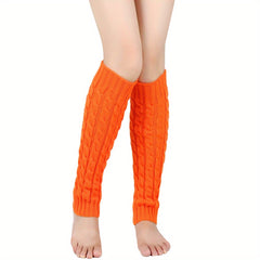 Warm Knitted Leg Guards for Autumn/Winter