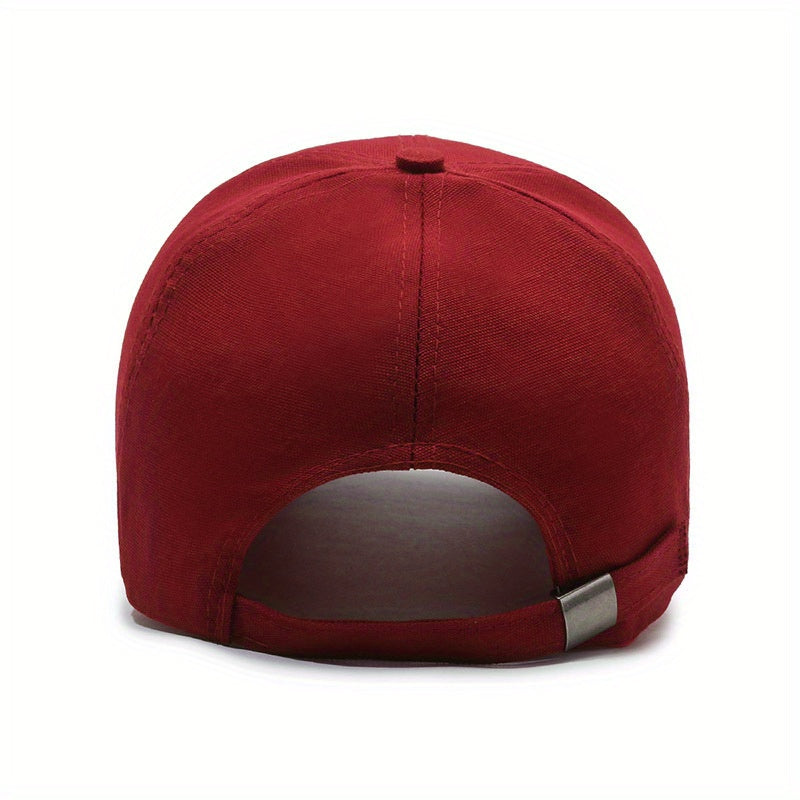 Outdoor Baseball Hat Extended Eaves Canvas Letter Hat