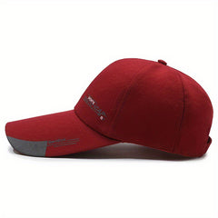 Outdoor Baseball Hat Extended Eaves Canvas Letter Hat