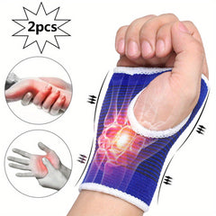 2pcs Sports Protective Gear Palm Guards Wrist Guards