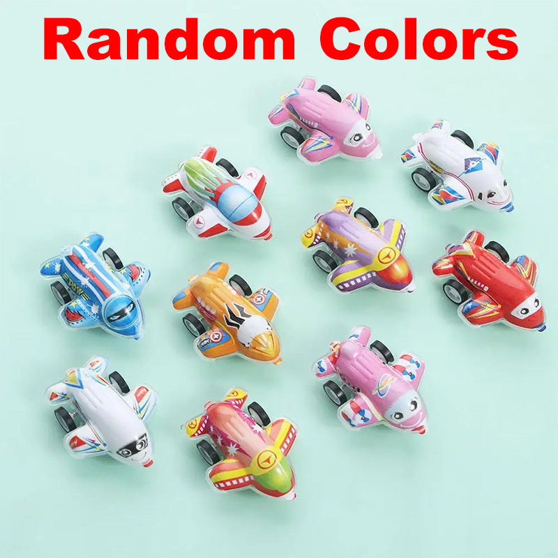 10Pcs Mini Pull Back Plane Toy Party Favors Finger Game