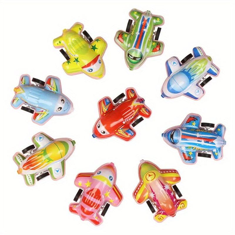 10Pcs Mini Pull Back Plane Toy Party Favors Finger Game
