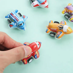 10Pcs Mini Pull Back Plane Toy Party Favors Finger Game