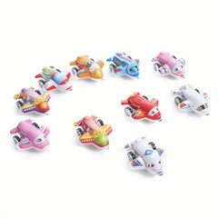 10Pcs Mini Pull Back Plane Toy Party Favors Finger Game