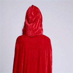 1PC Christmas Costume Cloak Santa Claus Little Red Hood Role Playing Costume