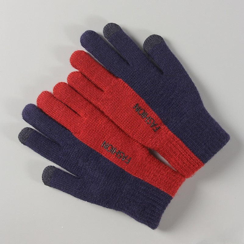 Men's Winter Outdoor Coldproof Gloves Cycling Touch Screen Thickened Gloves