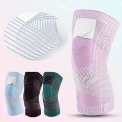 Non-slip Knitted Nylon Knee Pads for Sports Exercise