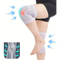 Non-slip Knitted Nylon Knee Pads for Sports Exercise