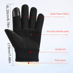 Winter Snowboarding Gloves Touch Screen Windproof Riding Gloves