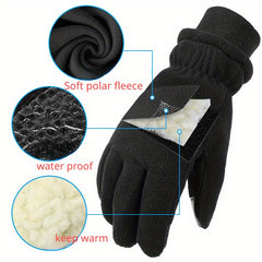 Winter Snowboarding Gloves Touch Screen Windproof Riding Gloves