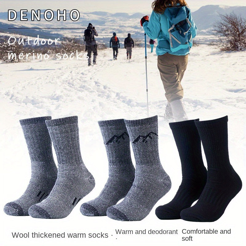Warm Hiking & Mountaineering Socks, Size 42-45