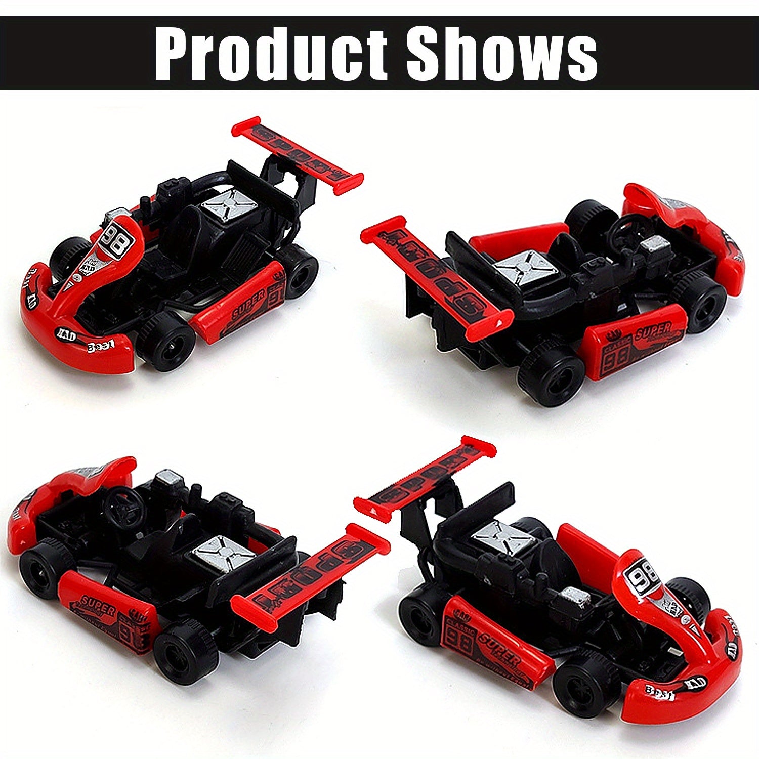 8pcs Kids Birthday Party Toy Car Prizes Set