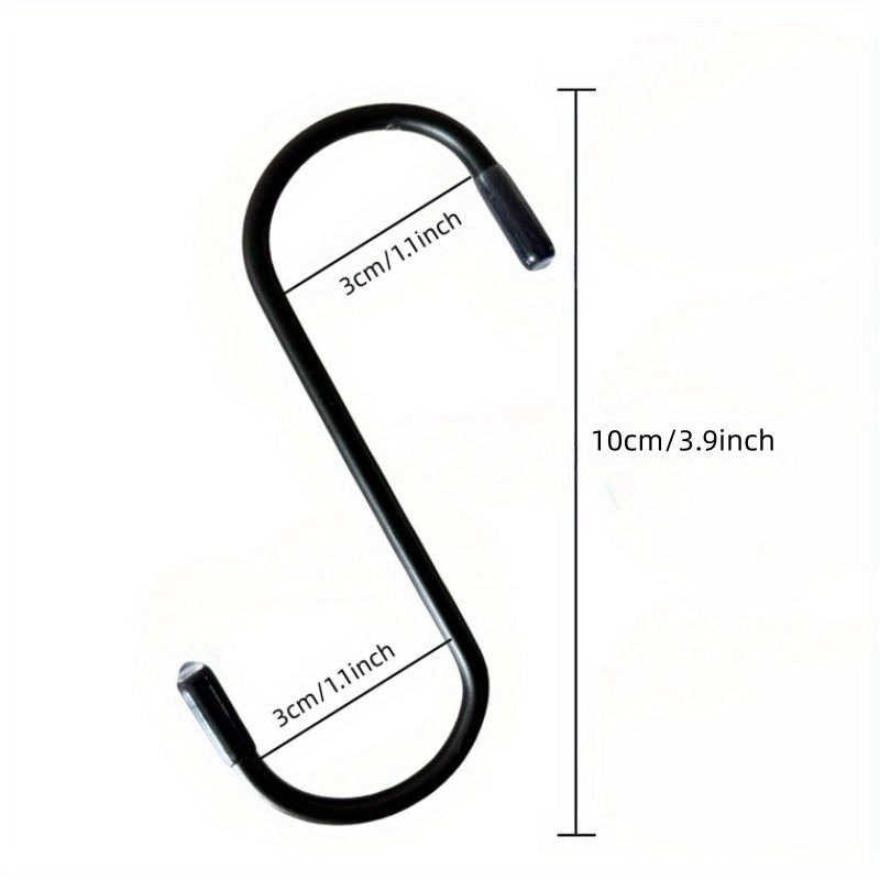 20pcs Metal S Hooks Heavy Duty Non Slip Hanger Hooks