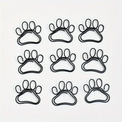 20pcs Cat Claw Paper Clips Macaron Pink Funny Cat Metal Pins