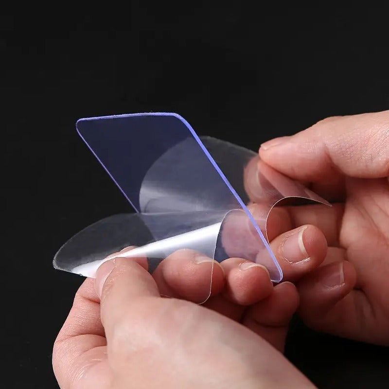 Punch Transparent PVC Nano Double sided Adhesive Sheet