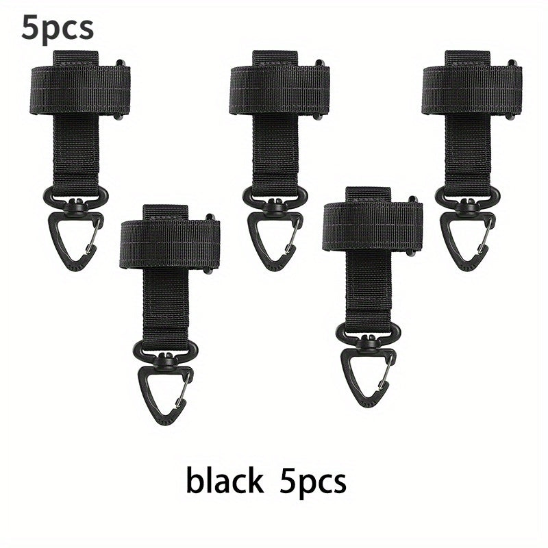 5pcs Portable Nylon Buckle Hanging Hook for Camping Hiking Travel
