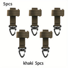 5pcs Portable Nylon Buckle Hanging Hook for Camping Hiking Travel