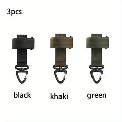5pcs Portable Nylon Buckle Hanging Hook for Camping Hiking Travel