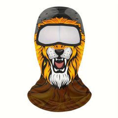 Novelty Pattern Mask For Men And Women Breathable Bicycle Helmet Liner
