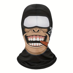 Novelty Pattern Mask For Men And Women Breathable Bicycle Helmet Liner