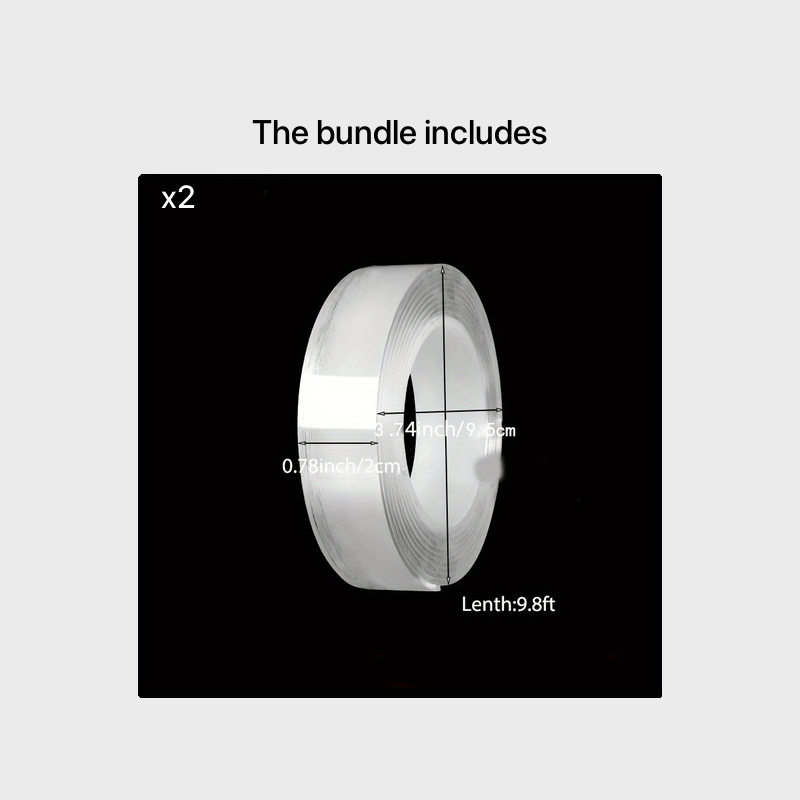 Heavy Duty Double Sided Tape Strong Sticky Multipurpose