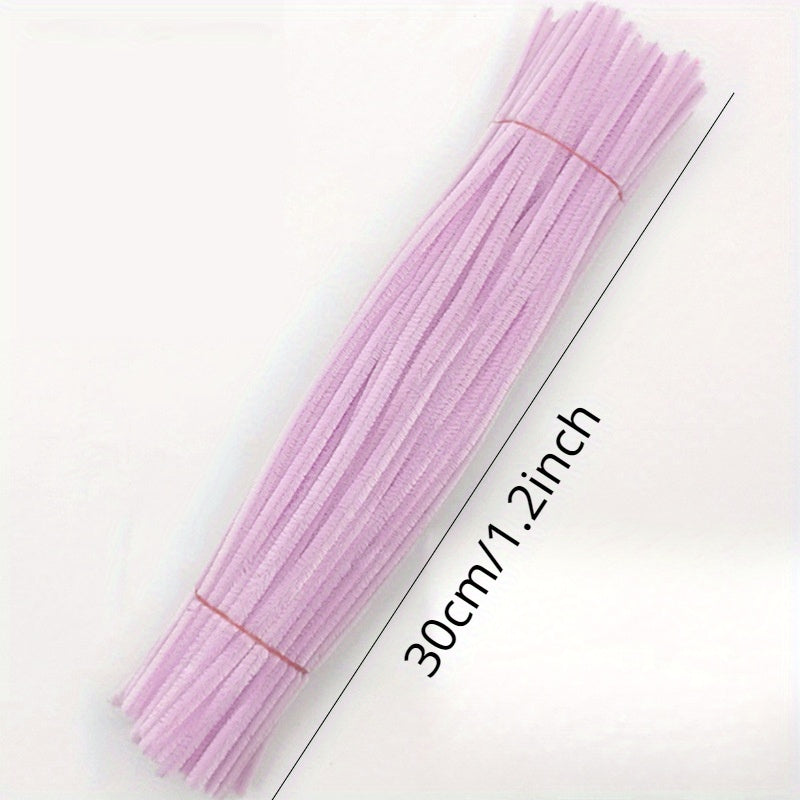 Macaron Twist Stick Bouquet in Candy Colored Wool