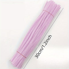 Macaron Twist Stick Bouquet in Candy Colored Wool