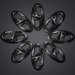 20pcs Small Plastic Keychains Clip Double S Biner Clips Mini Snap Hooks
