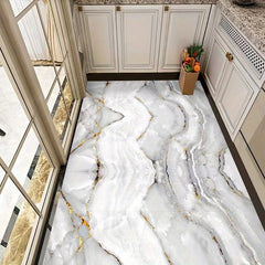 16pcs Waterproof Marble Tile Stickers Easy To Apply and Remove