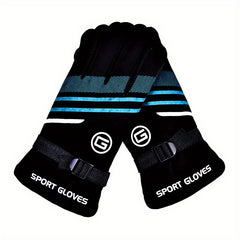 Outdoor Winter Gloves - Windproof Coldproof Skiing Gloves - 1 Pair