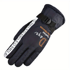 Outdoor Winter Gloves - Windproof Coldproof Skiing Gloves - 1 Pair