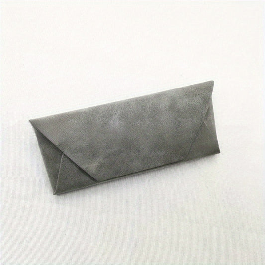 Glasses Case Retro Folding Anti Drop Denim Pattern Home Decor