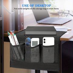 Sofa Armrest Hanging Bag 5 Pockets Durable Bedside Storage