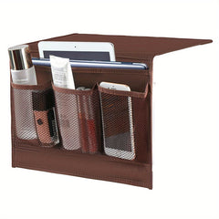 Sofa Armrest Hanging Bag 5 Pockets Durable Bedside Storage