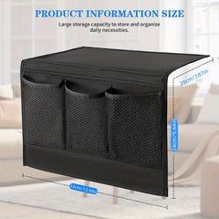 Sofa Armrest Hanging Bag 5 Pockets Durable Bedside Storage