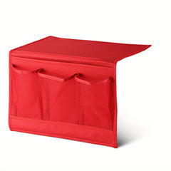 Sofa Armrest Hanging Bag 5 Pockets Durable Bedside Storage