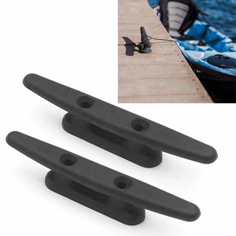 Nylon 2 Hole Cleats Marine Boat Deck Rope Ties Secure Dock Fix