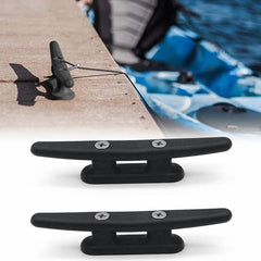 Nylon 2 Hole Cleats Marine Boat Deck Rope Ties Secure Dock Fix