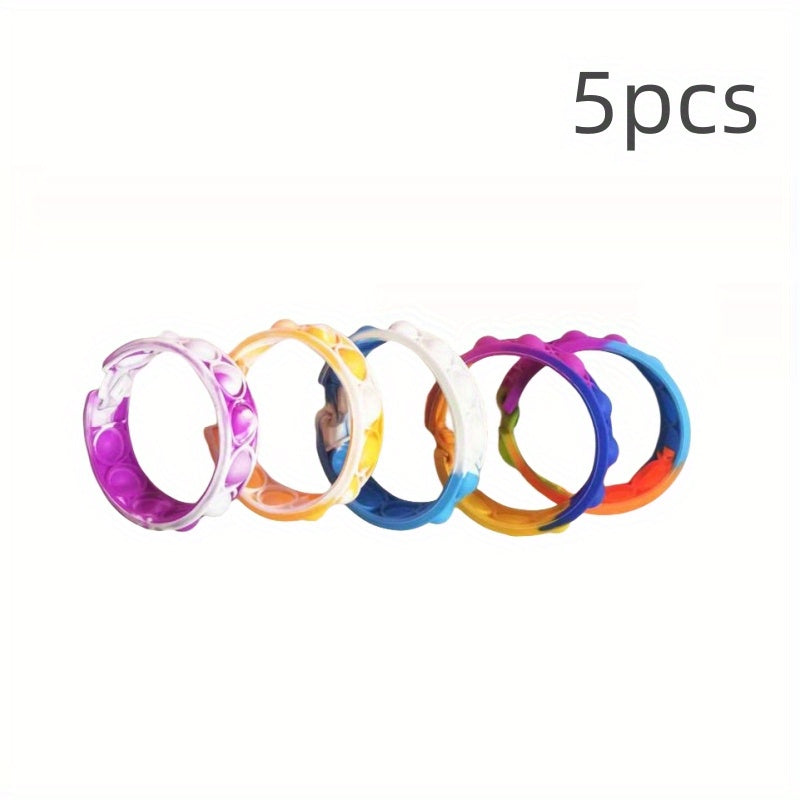 Colorful Silicone Stress Relief Bracelet