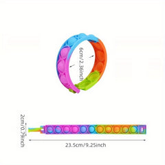 Colorful Silicone Stress Relief Bracelet
