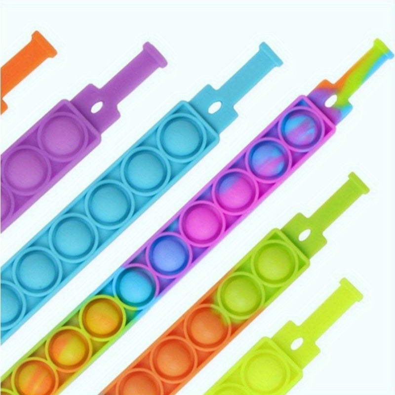 Colorful Silicone Stress Relief Bracelet