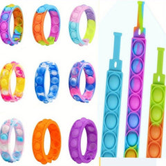 Colorful Silicone Stress Relief Bracelet
