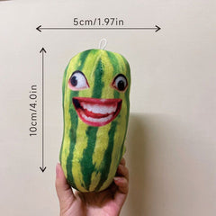 Watermelon Strip Pendant Keychain
