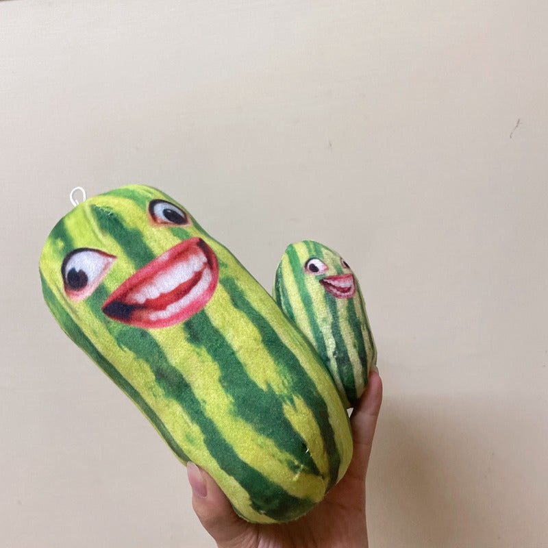 Watermelon Strip Pendant Keychain